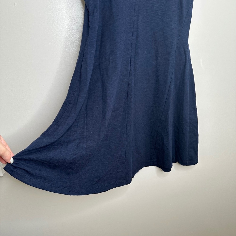 Style‎ & Co. Womens Navy Blue Embroidered Sleeveless Casual Dress Size M - Picture 8 of 8